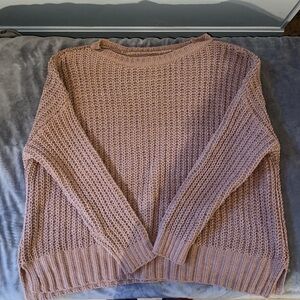 brown american eagle knitted sweater